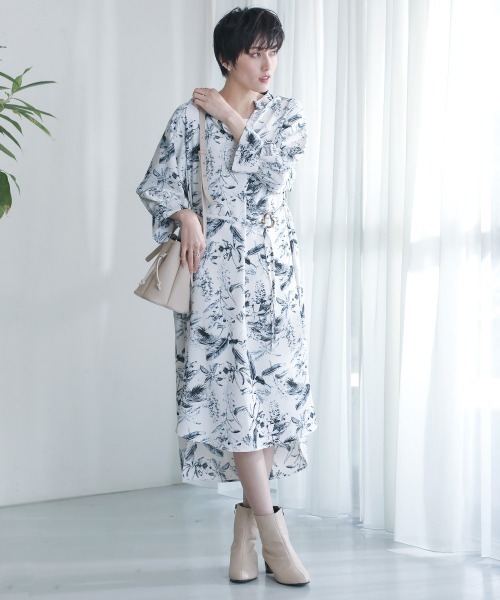 Bou Jeloud（ブージュルード）の「ラウンドフラワー２ｗａｙBAG（ショルダーバッグ・レディース・ブラック/グリーン/ホワイト系その他・FREE）」の4枚目の写真