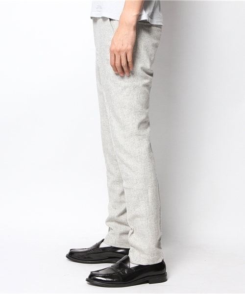 MORGAN HOMME（モルガンオム）の「ウールアッシュパンツ（デニムパンツ・メンズ・グレー/ブラウン・LARGE/MEDIUM/AL/SMALL）」の3枚目の写真