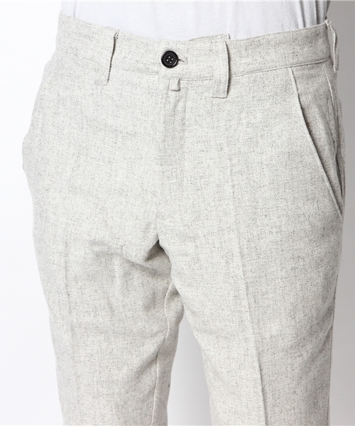 MORGAN HOMME（モルガンオム）の「ウールアッシュパンツ（デニムパンツ・メンズ・グレー/ブラウン・LARGE/MEDIUM/AL/SMALL）」の5枚目の写真