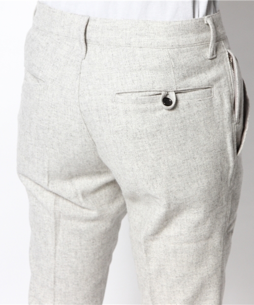 MORGAN HOMME（モルガンオム）の「ウールアッシュパンツ（デニムパンツ・メンズ・グレー/ブラウン・LARGE/MEDIUM/AL/SMALL）」の6枚目の写真