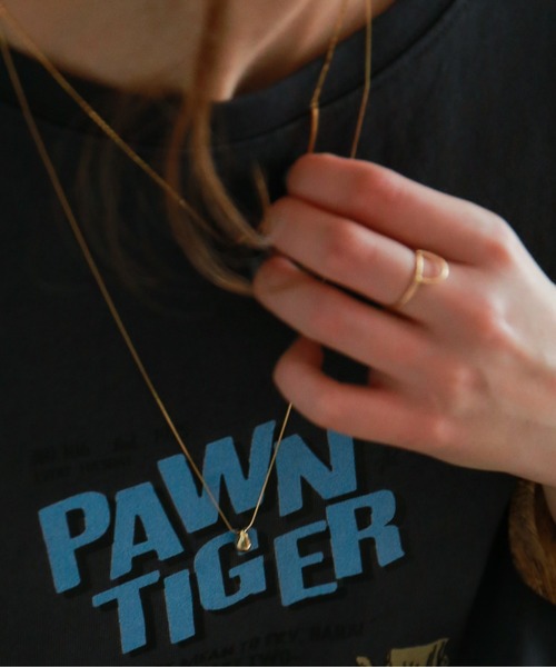 rapiecage（ラピエサージュ）の「メタルドロップネックレス（ネックレス・レディース・シルバー/ゴールド・FREE）」の2枚目の写真