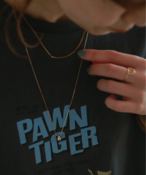 rapiecage（ラピエサージュ）の「メタルドロップネックレス（ネックレス・レディース・シルバー/ゴールド・FREE）」の6枚目の写真