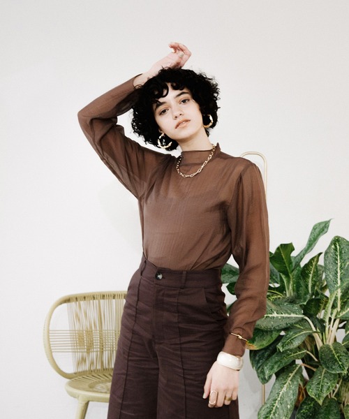 ACCL（エーシーシーエル）の「リネンセットアップパンツ（その他パンツ・レディース・ブラウン/カーキ・SMALL/MEDIUM）」の18枚目の写真