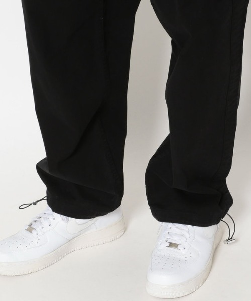 LUSOR（ルーソル）の「LUSOR（ルーソル）サテンストレッチカーゴパンツ（カーゴパンツ・メンズ・ブラック/ホワイト・MEDIUM/LARGE/SMALL）」の8枚目の写真