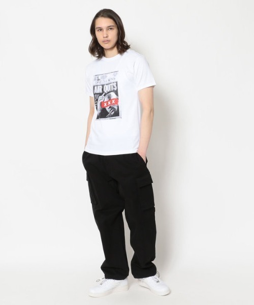 LUSOR（ルーソル）の「LUSOR（ルーソル）サテンストレッチカーゴパンツ（カーゴパンツ・メンズ・ブラック/ホワイト・MEDIUM/LARGE/SMALL）」の10枚目の写真