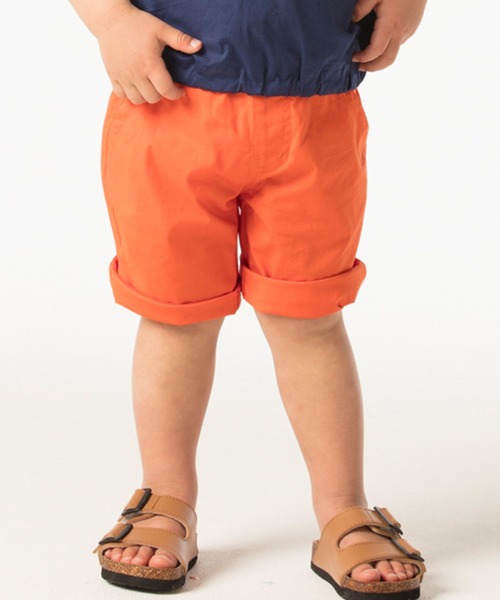 Moujonjon（ムージョンジョン）の「【6分丈】クールストレッチダンプパンツ（その他パンツ・キッズ・ベージュ/ネイビー/グリーン/ブルー/オレンジ・140/100/120/110/90/130/95）」の5枚目の写真