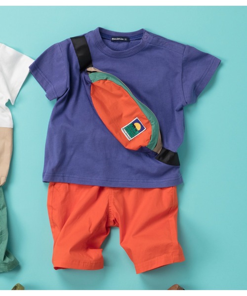 Moujonjon（ムージョンジョン）の「【6分丈】クールストレッチダンプパンツ（その他パンツ・キッズ・ベージュ/ネイビー/グリーン/ブルー/オレンジ・140/100/120/110/90/130/95）」の13枚目の写真