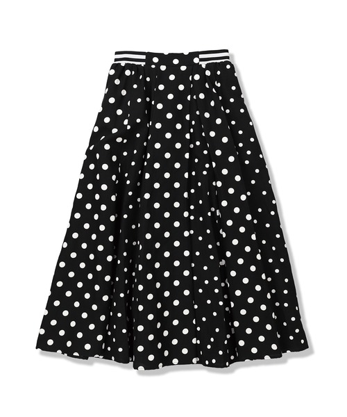 Re.Verofonna(ヴェロフォンナ)の「ドット切替スカート(スカート・レディース・ブラック/ホワイト/ベージュ・MEDIUM)」の12枚目の写真