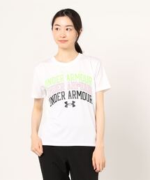 UAテキストロゴ Tシャツ(トレーニング/WOMEN)
