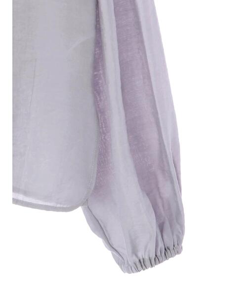 koe（コエ）の「2waybigカラー付きスタンドブラウス＊（シャツ/ブラウス・レディース・ラベンダー/ホワイト/ベージュ・FREE）」の21枚目の写真