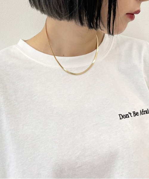 apres jour mignon(アプレジュールミニョン)の「【apresjour mignon×ARIAZ】スネークチェーンネックレス(ネックレス・レディース・シルバー/ゴールド・ONESIZE)」の5枚目の写真