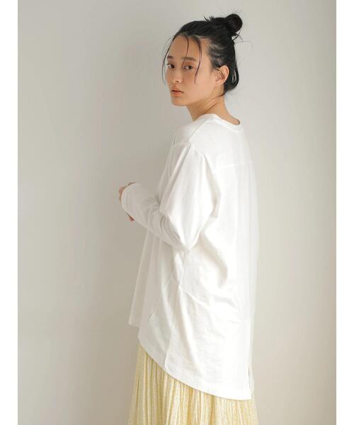 AMERICAN HOLIC(アメリカンホリック)の「バックスリットカットチュニック(Tシャツ/カットソー・レディース・ライトピンク/ブラック/ライトイエロー/オフホワイト・FREE)」の9枚目の写真