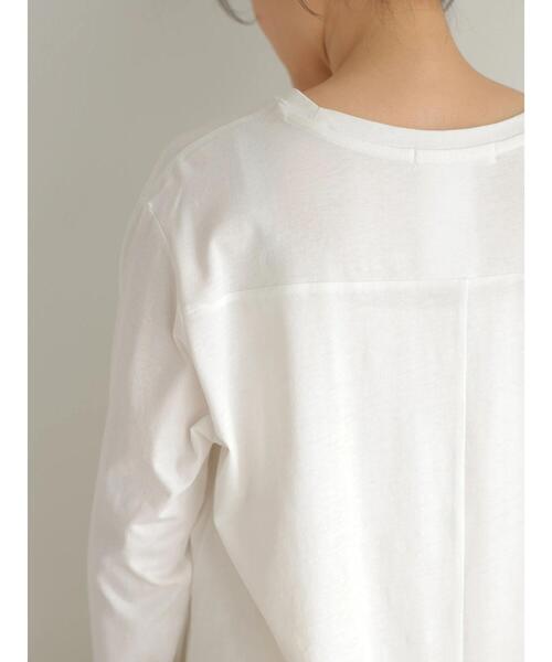 AMERICAN HOLIC(アメリカンホリック)の「バックスリットカットチュニック(Tシャツ/カットソー・レディース・ライトピンク/ブラック/ライトイエロー/オフホワイト・FREE)」の12枚目の写真