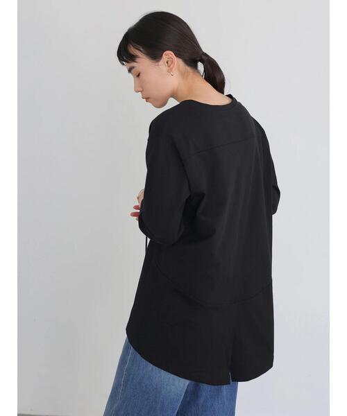 AMERICAN HOLIC(アメリカンホリック)の「バックスリットカットチュニック(Tシャツ/カットソー・レディース・ライトピンク/ブラック/ライトイエロー/オフホワイト・FREE)」の19枚目の写真
