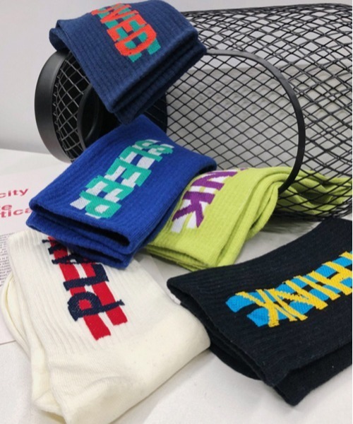 neos（ネオス）の「【neos -addictive design-】ロゴ ラインデザイン ソックス（ソックス/靴下・メンズ・ホワイト/ブラック/ネイビー/ブルー/ライトグリーン・25-27CM）」の8枚目の写真