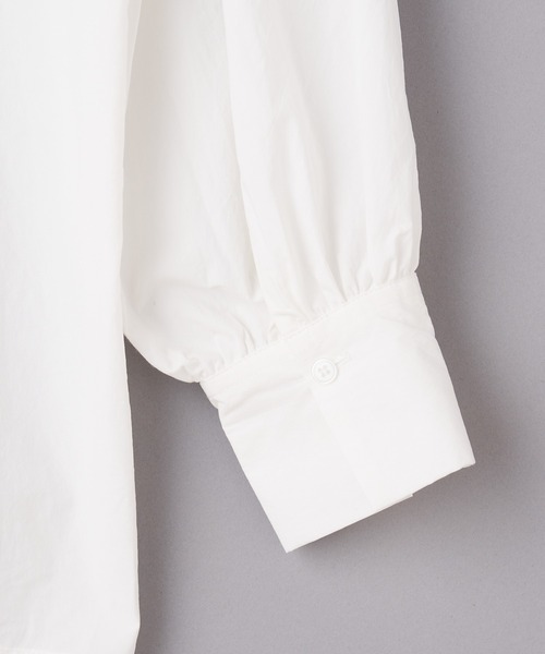 CIAOPANIC(チャオパニック)の「フリルビッグカラーブラウス(シャツ/ブラウス・レディース・オフホワイト/ブルー・FREE)」の6枚目の写真