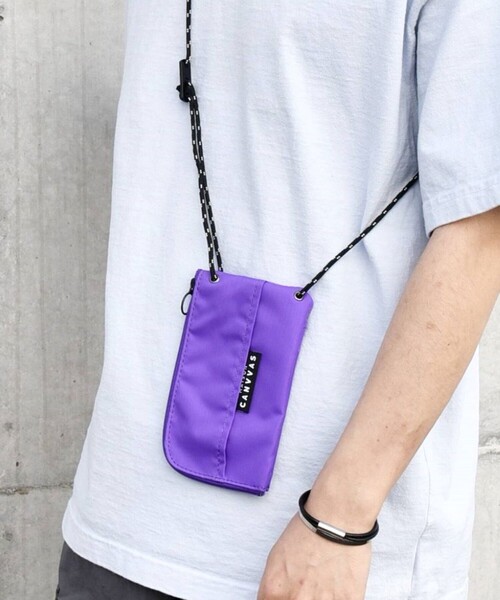 MAISON CANVVAS（メゾンキャンバス）の「【SHIPS any別注】MAISON CANVVAS: 【ユニセックス】 マルチ ポーチ◇（ポーチ・メンズ・ブラック/ブラウン/ベージュ/ライトグリーン/ライトブルー/パープル/ピンク/グレー/ネイビー/イエロー/ダークブルー/ホワイト・ONE SIZE）」の10枚目の写真