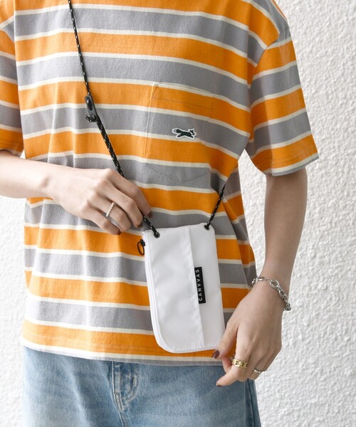 MAISON CANVVAS（メゾンキャンバス）の「【SHIPS any別注】MAISON CANVVAS: 【ユニセックス】 マルチ ポーチ◇（ポーチ・メンズ・ブラック/ブラウン/ベージュ/ライトグリーン/ライトブルー/パープル/ピンク/グレー/ネイビー/イエロー/ダークブルー/ホワイト・ONE SIZE）」の14枚目の写真