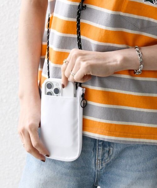 MAISON CANVVAS（メゾンキャンバス）の「【SHIPS any別注】MAISON CANVVAS: 【ユニセックス】 マルチ ポーチ◇（ポーチ・メンズ・ブラック/ブラウン/ベージュ/ライトグリーン/ライトブルー/パープル/ピンク/グレー/ネイビー/イエロー/ダークブルー/ホワイト・ONE SIZE）」の16枚目の写真