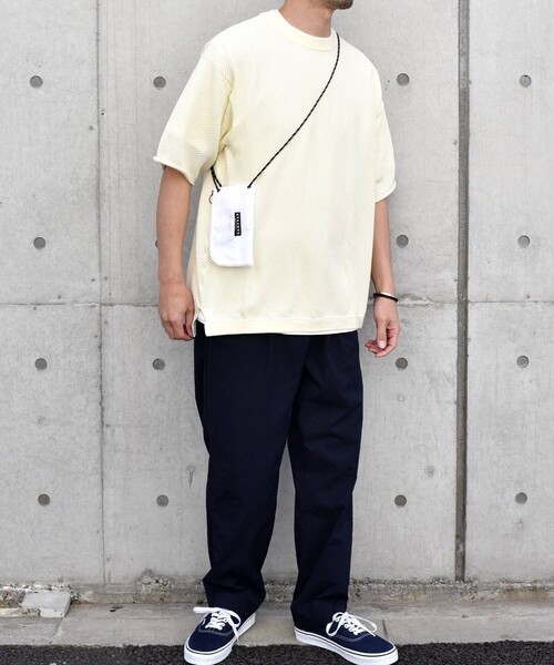 MAISON CANVVAS（メゾンキャンバス）の「【SHIPS any別注】MAISON CANVVAS: 【ユニセックス】 マルチ ポーチ◇（ポーチ・メンズ・ブラック/ブラウン/ベージュ/ライトグリーン/ライトブルー/パープル/ピンク/グレー/ネイビー/イエロー/ダークブルー/ホワイト・ONE SIZE）」の19枚目の写真