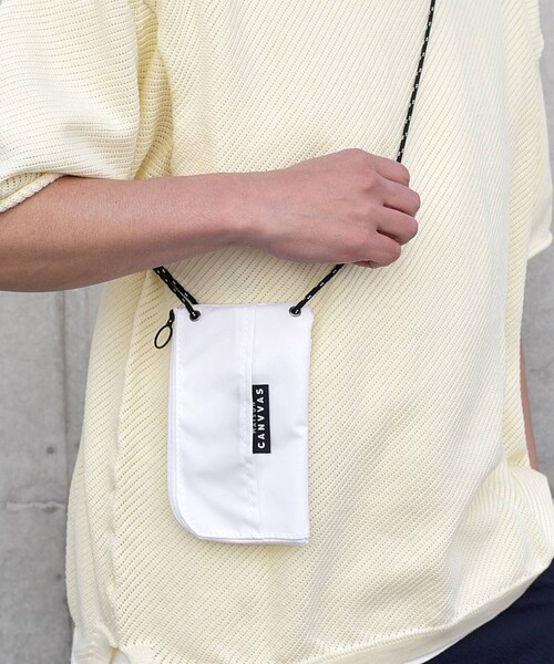 MAISON CANVVAS（メゾンキャンバス）の「【SHIPS any別注】MAISON CANVVAS: 【ユニセックス】 マルチ ポーチ◇（ポーチ・メンズ・ブラック/ブラウン/ベージュ/ライトグリーン/ライトブルー/パープル/ピンク/グレー/ネイビー/イエロー/ダークブルー/ホワイト・ONE SIZE）」の17枚目の写真