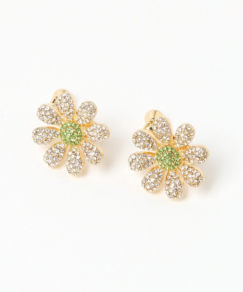 Enasoluna(エナソルーナ)の「【Enasoluna(エナソルーナ)】コラボフラワーストーンイヤリング(イヤリング・レディース・イエロー/グリーン・0)」の6枚目の写真