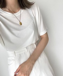 CANAL JEAN | via j(ヴィアジェイ) モダール半袖Tシャツ(Tシャツ/カットソー)