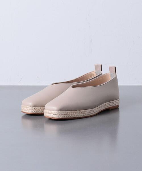 UNITED ARROWS（ユナイテッドアローズ）の「UWMSC スクエア レースアップ エスパドリーユ◆（バレエシューズ・レディース・ブラック/ベージュ・37h/36/37/35h/36h/38/35）」の15枚目の写真