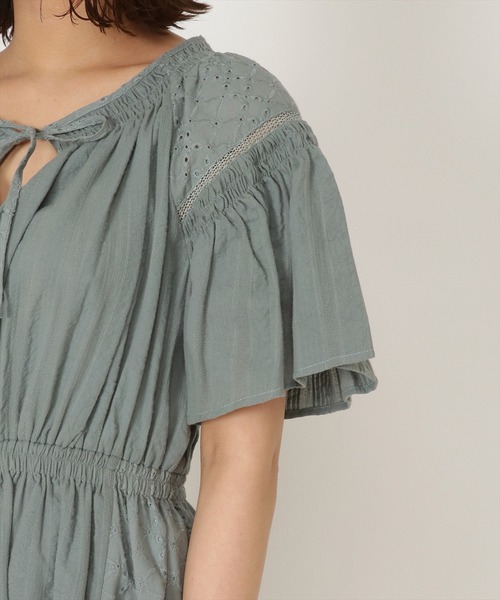 WILLSELECTION（ウィルセレクション）の「サッカー×レースワンピース（ワンピース・レディース・ブラック/ピンク/ミント・SMALL/MEDIUM）」の9枚目の写真