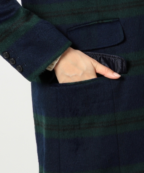 coen（コーエン）の「チェック柄シャギーチェスターコート（チェスターコート・レディース・ケリー・LARGE/MEDIUM）」の7枚目の写真