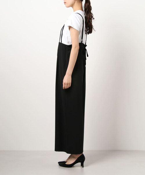 Cepica（セピカ）の「バックギャザーサロペット（サロペット/オーバーオール・レディース・ブラック・FREE）」の2枚目の写真