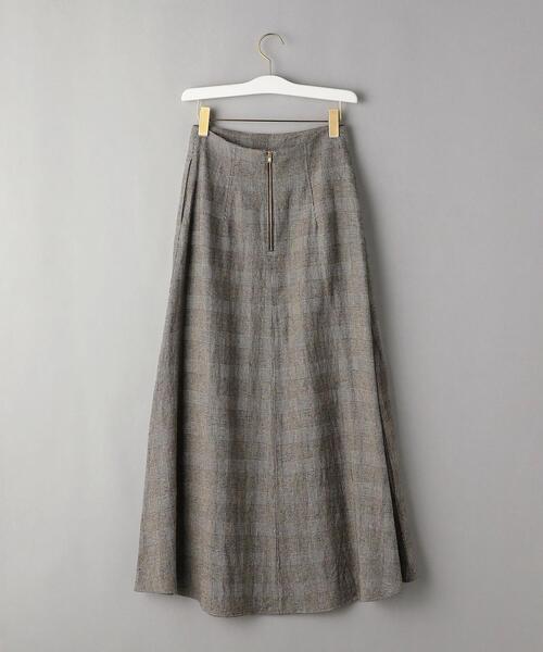 BEAUTY&YOUTH UNITED ARROWS（ビューティーアンドユースユナイテッドアローズ）の「BY 麻レーヨン フレアマキシスカート -ウォッシャブル-（スカート・レディース・オレンジ/ダークグレー/その他1・SMALL/MEDIUM/LARGE）」の13枚目の写真