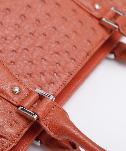 ElegChic（エレグシック）の「オーストリッチフルポイントカーブバッグ 結婚式 同窓会 オケージョン お呼ばれ（ショルダーバッグ・レディース・ブラック/ダークブラウン/レッド/オレンジ・FREE）」の5枚目の写真