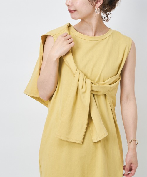 セール オンラインストア限定 カーディガンドッキング風ワンピース ワンピース Collage Gallardagalante コラージュガリャルダガランテ のファッション通販 Zozotown