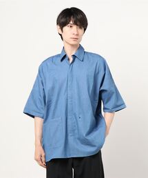 LUSOR | LUSOR（ルーソル）シャンブレーブラインドホックシャツ(シャツ/ブラウス)