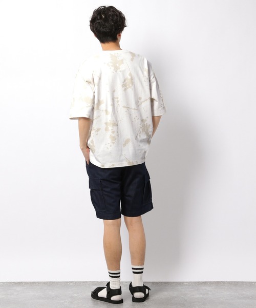 LAKOLE（ラコレ）の「ドヅメスプラッシュTシャツ / 949354（Tシャツ/カットソー・メンズ・ホワイト/ライトブルー/ベージュ・MEDIUM/LARGE）」の11枚目の写真