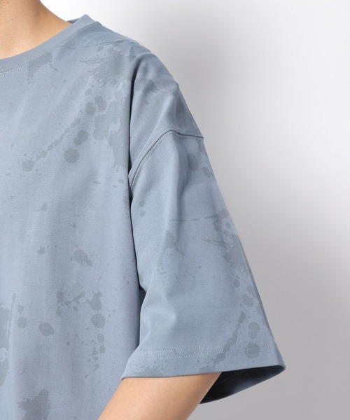 LAKOLE（ラコレ）の「ドヅメスプラッシュTシャツ / 949354（Tシャツ/カットソー・メンズ・ホワイト/ライトブルー/ベージュ・MEDIUM/LARGE）」の5枚目の写真