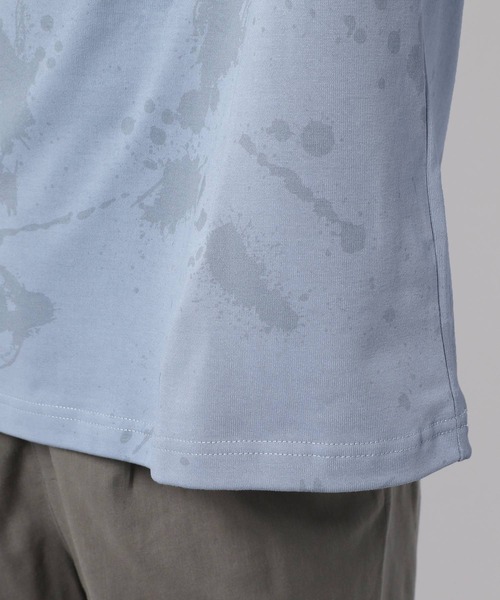LAKOLE（ラコレ）の「ドヅメスプラッシュTシャツ / 949354（Tシャツ/カットソー・メンズ・ホワイト/ライトブルー/ベージュ・MEDIUM/LARGE）」の19枚目の写真