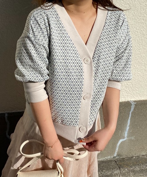 Mysa&Liina(ミーサリーナ)の「前後2WAY柄トップス(Tシャツ/カットソー・レディース・ブラック/アイボリー・M/L)」の3枚目の写真