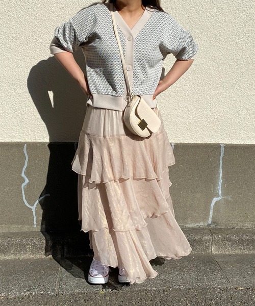 Mysa&Liina(ミーサリーナ)の「前後2WAY柄トップス(Tシャツ/カットソー・レディース・ブラック/アイボリー・M/L)」の7枚目の写真