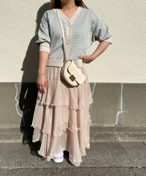 Mysa&Liina(ミーサリーナ)の「前後2WAY柄トップス(Tシャツ/カットソー・レディース・ブラック/アイボリー・M/L)」の6枚目の写真