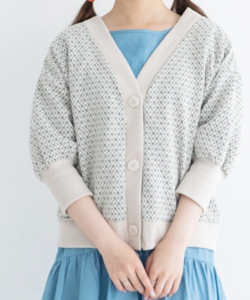 Mysa&Liina(ミーサリーナ)の「前後2WAY柄トップス(Tシャツ/カットソー・レディース・ブラック/アイボリー・M/L)」の12枚目の写真