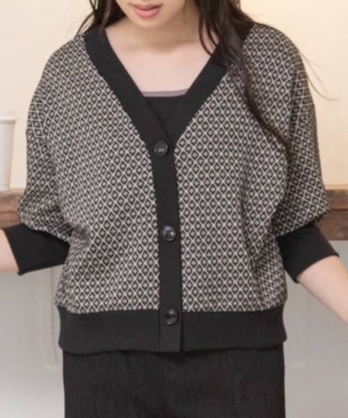 Mysa&Liina(ミーサリーナ)の「前後2WAY柄トップス(Tシャツ/カットソー・レディース・ブラック/アイボリー・M/L)」の19枚目の写真