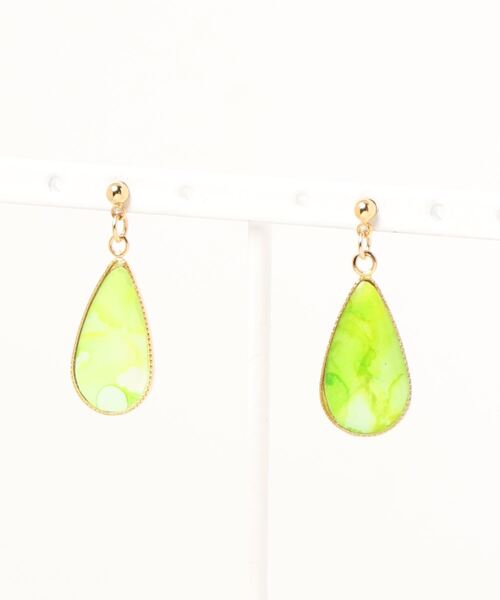 tone(トーン)の「【零-Rei-】瞬きシリーズ ドロップピアス(MA)(ピアス(両耳用)・レディース・ブラウン/ピンク/イエロー/オレンジ/グリーン/ブルー系その他/ブルー/ターコイズブルー/ラベンダー/パープル/レッド/ネイビー/ブルー系その他2/カーキ・FREE)」の21枚目の写真