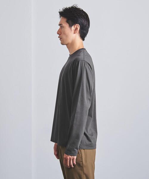 UNITED ARROWS（ユナイテッドアローズ）の「＜UNITED ARROWS ＞ スヴィン/サファイア ロングスリーブ（Tシャツ/カットソー・メンズ・ホワイト/ダークグレー・SMALL/MEDIUM/LARGE/X-LARGE）」の6枚目の写真