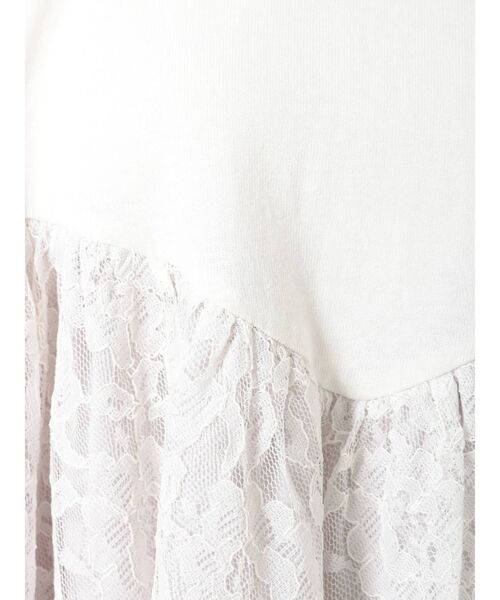 merry jenny（メリージェニー）の「イソザイレイヤードカットワンピース（ワンピース・レディース・オフホワイト/チャコールグレー/ピンク・FREE）」の19枚目の写真