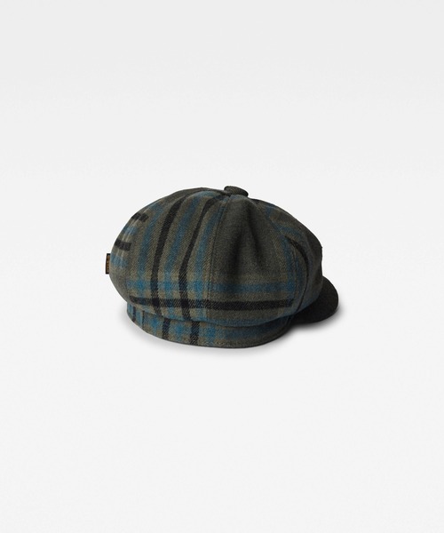 G-STAR（ジースター）の「RIV HAT/キャスケット（ハンチング/ベレー帽・メンズ・チェック・ONE SIZE）」の3枚目の写真