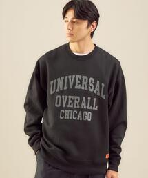 UNIVERSAL OVERALL | 【別注】＜UNIVERSAL OVERALL×green label relaxing＞ロゴ クルーネック 長袖  スウェット(スウェット)