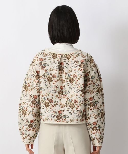 LOWRYS FARM（ローリーズファーム）の「ゴブランジャケカーデＬＳ　218031（カーディガン/ボレロ・レディース・ブラック/ベージュ/アイボリー/オレンジ・FREE）」の17枚目の写真