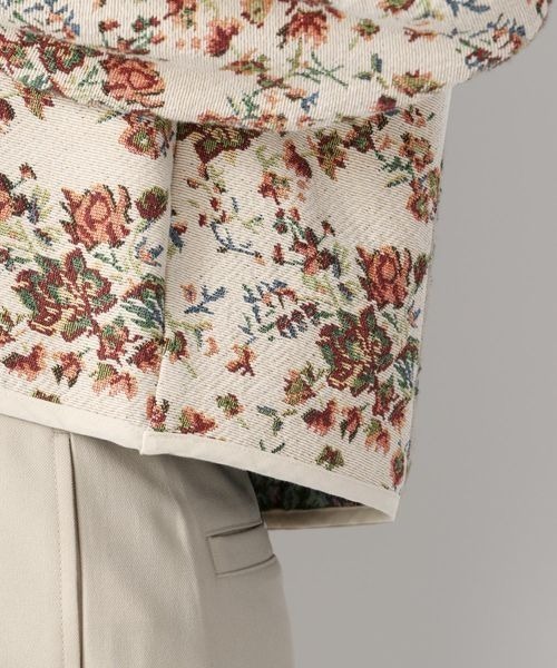 LOWRYS FARM（ローリーズファーム）の「ゴブランジャケカーデＬＳ　218031（カーディガン/ボレロ・レディース・ブラック/ベージュ/アイボリー/オレンジ・FREE）」の20枚目の写真